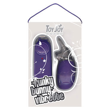 Toy Joy Funky Bunny Vibrette, фиолетовый - фото, отзывы