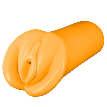 Toy Joy Funky Coochie Coo, оранжевый, Компактный мастурбатор-вагина