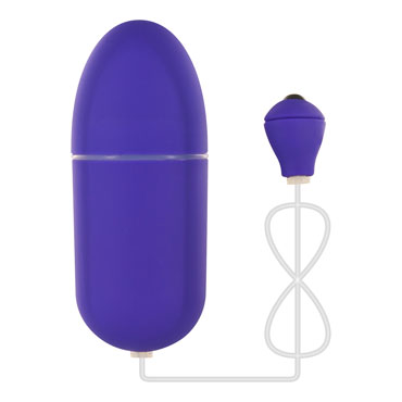Toy Joy Funky Egg On A Wire, фиолетовое, Водонепроницаемое виброяйцо
