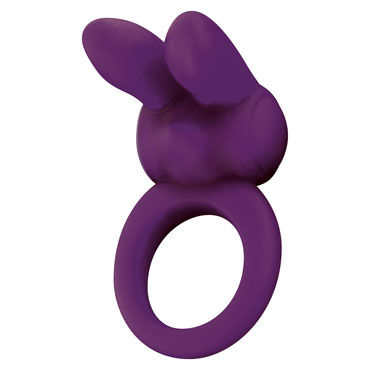 Toy Joy Eos The Rabbit C-Ring, фиолетовое, Эрекционное кольцо с клиторальным стимулятором
