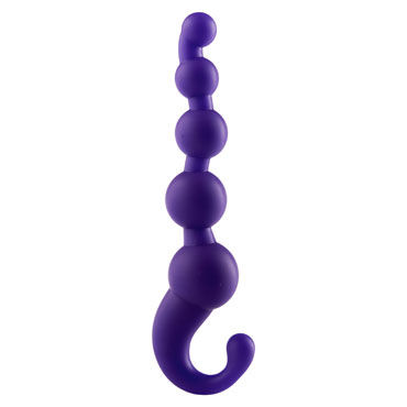 Taboom My Favorite Anal Chain, фиолетовая, Анальная цепочка с удобной рукояткой