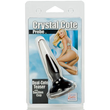 California Exotic Crystal Cote Probes, черная - Анальная пробка - купить в секс шопе