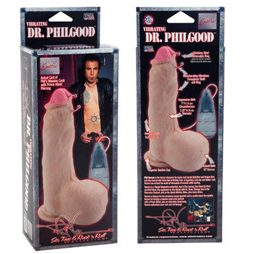 California Exotic Phil Varone Dr. Philgood Vibrating - Вибратор, реалистичная копия - купить в секс шопе