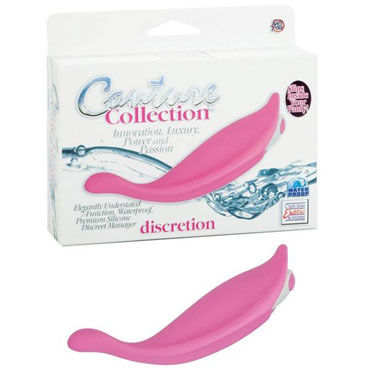 California Exotic Couture Collection Discretion, розовый, Дизайнерский вибратор в виде лепестка