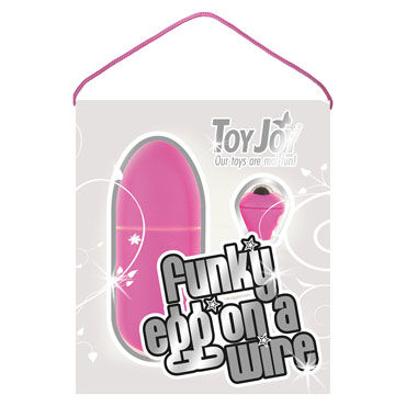 Toy Joy Funky Egg On A Wire, темно-розовое - фото, отзывы