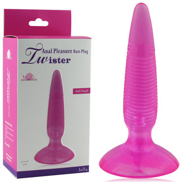 Howells Twister, фиолетовый, Пробка для анальной стимуляции