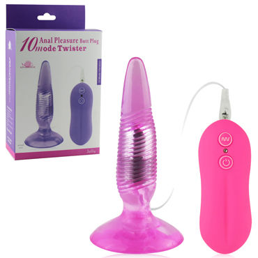 Howells Twister, фиолетовый, Вибратор для анальной стимуляции