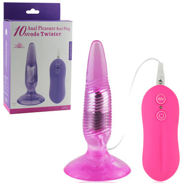 Howells Twister, розовый, Вибратор для анальной стимуляции