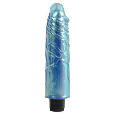 Pipedream Jelly Gems № 2, голубой, Супермягкий вибратор