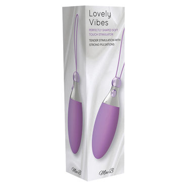 Mae B Lovely Vibes Stimulator, фиолетовый - Вибростимулятор, 7 режимов вибрации и пульсации - купить в секс шопе