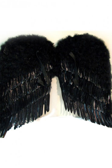 Le Frivole крылья, черные, Большие, 80х80 см