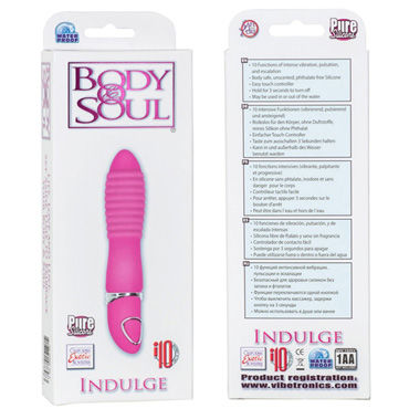 California Exotic Body & Soul Indulge, розовый - Рельефный вибратор - купить в секс шопе