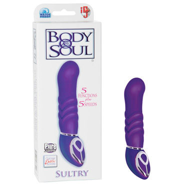 California Exotic Body & Soul Sultry, фиолетовый, Рельефный вибратор