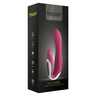 Toy Joy Hi-Tech Neo Rabbit, темно-розовый - фото, отзывы