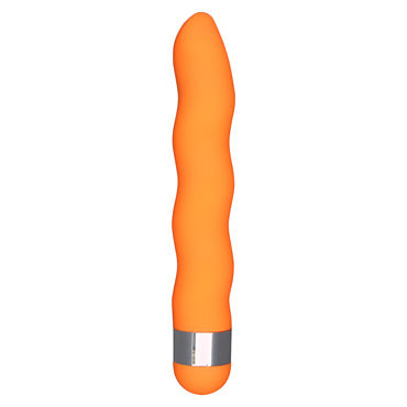 Toy Joy Hi-Tech Funky Wave, оранжевый, Рельефный вибратор