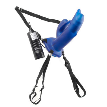 Pipedream Waterproof Dolphin Hollow Strap-On - фото 7