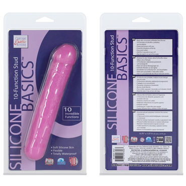 California Exotic Basics Stud, розовый - Реалистичный гибкий вибратор - купить в секс шопе