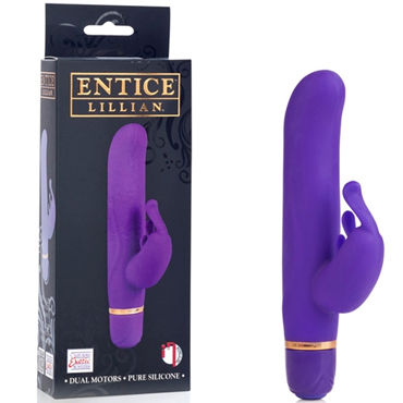 California Exotic Entince Lilian, фиолетовый, Многофункциональный стильный вибратор