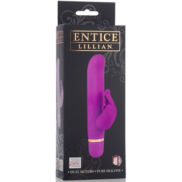 California Exotic Entince Lilian, малиновый - Многофункциональный стильный вибратор - купить в секс шопе