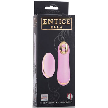 California Exotic Entince Ella, розовый - Стильное виброяйцо с пультом управления - купить в секс шопе