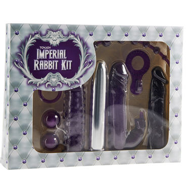 Toy Joy Imperial Rabbit Kit, фиолетовый, Набор из семи секс-игрушек