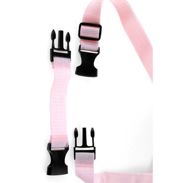 Pipedream Tru Fit Vibrating Strap On, розовый - подробные фото в секс шопе Condom-Shop