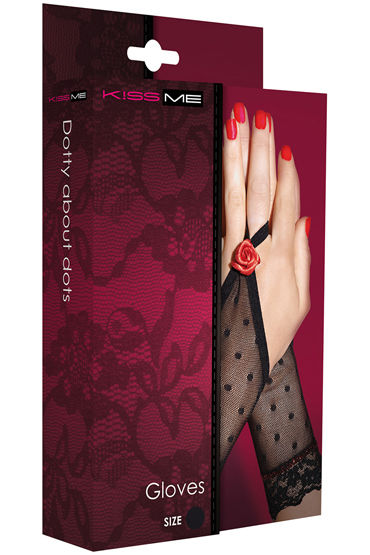 Kiss Me Dotty About Dots Gloves - фото, отзывы