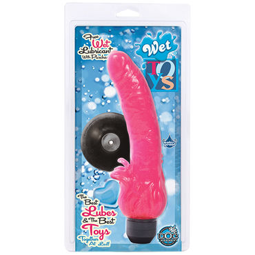 Doc Johnson Wet Toys, розовый - Вибратор со съемной присоской - купить в секс шопе