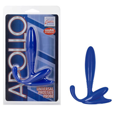 California Exotic Apollo Universal Prostate Probes, синяя, Стимулятор простаты