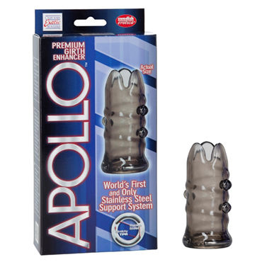 California Exotic Apollo Premium Girth Enhancers, серая, Насадка на пенис