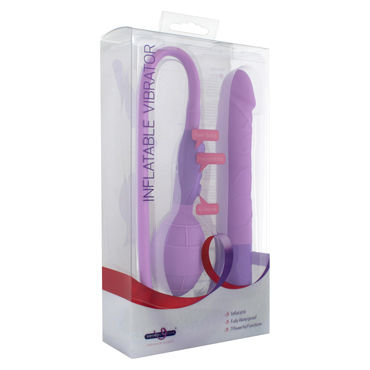Seven Creations Inflatable Vibrator, фиолетовый - фото, отзывы