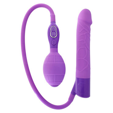 Seven Creations Inflatable Vibrator, фиолетовый, Надувной вибратор