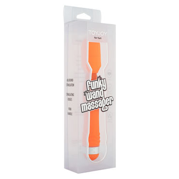 Toy Joy Funky Wand Massager, оранжевый - фото, отзывы