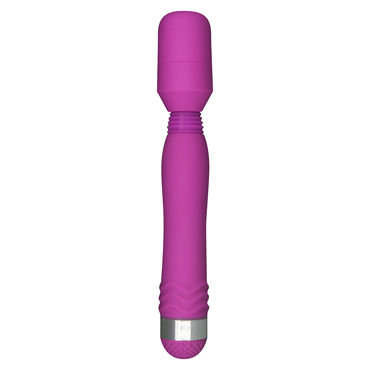Toy Joy Funky Wand Massager, темно-розовый, Вибростимулятор с подвижной головкой