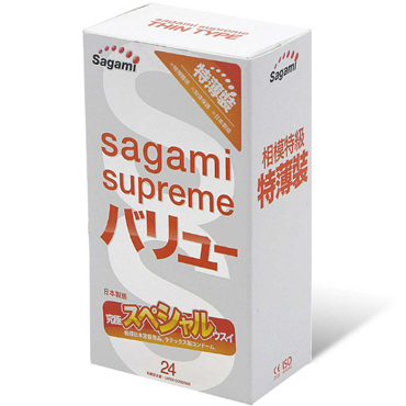 Sagami Xtreme 0.04, 24 шт, Презервативы ультратонкие