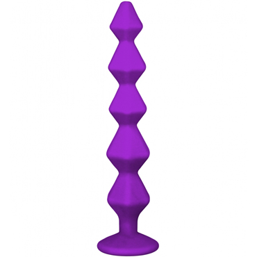 Lola Emotions Buddy, фиолетовая - Анальная цепочка с кристаллом - купить в секс шопе