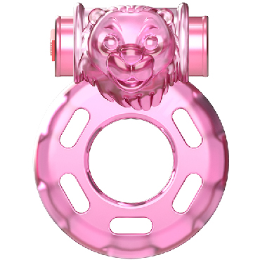 Baile Vibrator & Condom Pink Bear, розовое - фото, отзывы