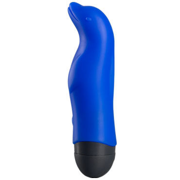Fun Factory Little Dolly, синий - Мощный водонепроницаемый вибратор - купить в секс шопе