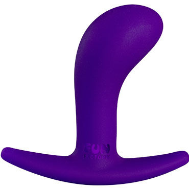 Fun Factory Bootie S, фиолетовый, Миниатюрная анальная втулка с ограничителем