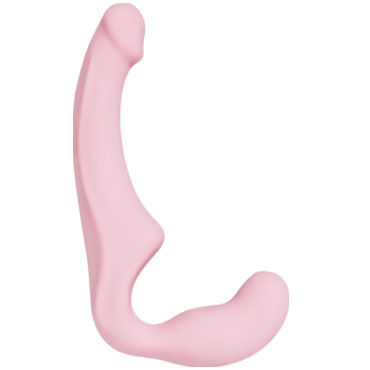 Fun Factory Share, розовый, Безремневой страпон анатомической формы