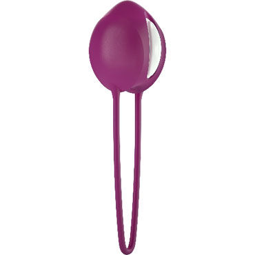 Fun Factory Smartball Uno, фиолетово-белый, Вагинальный шарик со смещенным центром тяжести