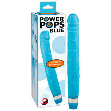 You2Toys Power Pops, голубой, Анальный вибратор