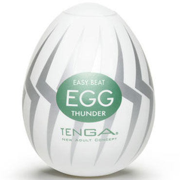 Tenga Egg Thunder, Одноразовый мастурбатор с рельефом в виде молний