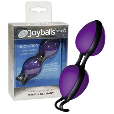 Joy division Joy balls Secret, фиолетовые, Вагинальные шарики эргономичной формы