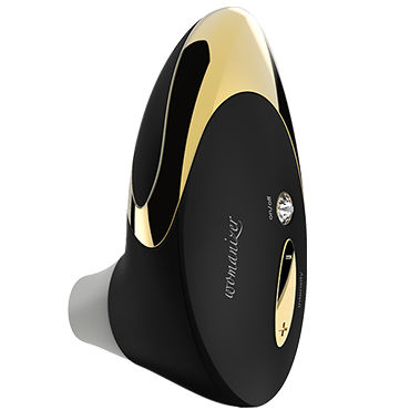 Womanizer Pro, черный/золотой - Вакуумный стимулятор клитора, улучшенная версия - купить в секс шопе