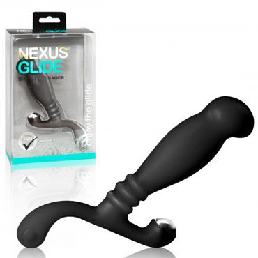 Nexus Glide, черный - Массажер простаты со стимулятором промежности - купить в секс шопе