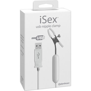 Pipedream iSex USB Nipple Clamp - фото, отзывы