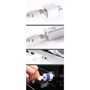 Pipedream iSex USB Luv Ring - Виброкольцо для пениса - купить в секс шопе