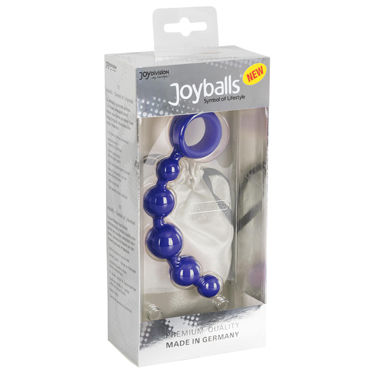 JoyDivision Joyballs Anal Wave 17 см, синий - фото, отзывы