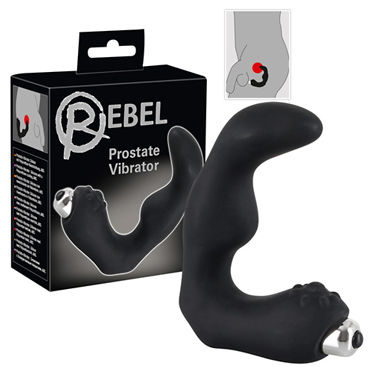Rebel Prostate Vibrator, черный, Вибростимулятор простаты
